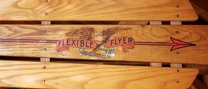 An example of a Flexible Flyer Sled 2